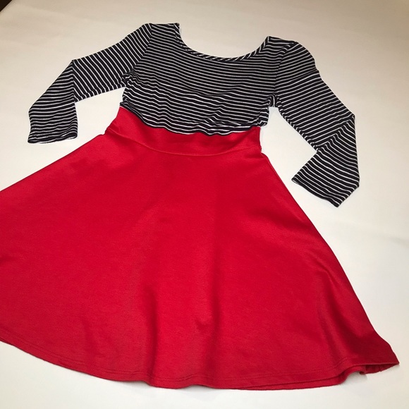 A’gaci A’gaci A’gaci Women’s Blue/White/Red Dress - Picture 3 of 10